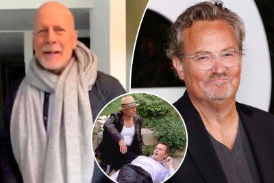 Matthew Perry prayed for Bruce Willis ‘every night’ before his death - nypost.com - Hollywood - Italy - city San Fernando - county Rush