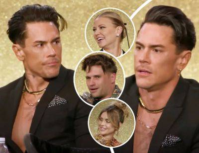 Tom Sandoval RUTHLESSLY Booed During VPR Panel At BravoCon -- But THESE Co-Stars Defended Him?? - perezhilton.com - city Sandoval