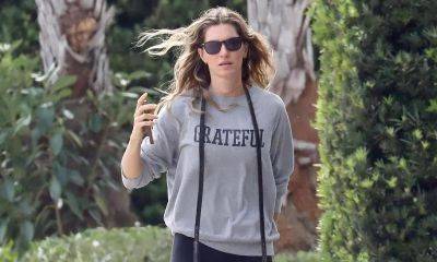 Gisele Bündchen spent an active weekend with her kids at the dog park - us.hola.com - Miami