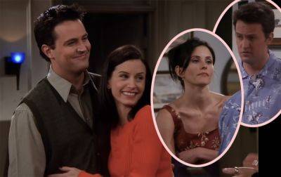 Friends Shocker! Chandler Almost CHEATED On Monica -- But Matthew Perry Refused! - perezhilton.com - city Sin