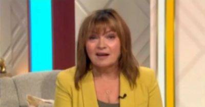 ITV's Lorraine Kelly apologises for 'really bad' wardrobe blunder and says 'it won't happen again' - www.manchestereveningnews.co.uk - Britain - Scotland - Manchester