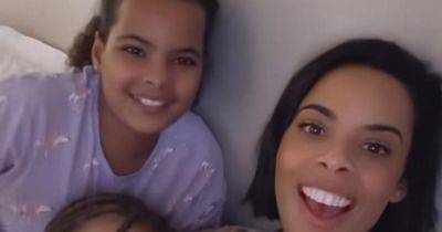 Rochelle Humes says 'when daddy's away' as she gives update on children amid Marvin's I'm A Celebrity stint - www.manchestereveningnews.co.uk - Manchester