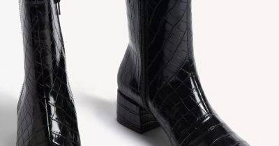 M&S shoppers are raving about these £45 comfortable croc print boots that ‘look expensive’ - www.ok.co.uk