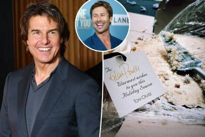 Tom Cruise’s famous $125 coconut cake has arrived — see Glen Powell’s special delivery and note - nypost.com - Hollywood - California