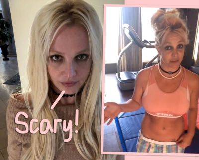 Britney Spears Shows Off Home Gym She Burnt To A Crisp! - perezhilton.com