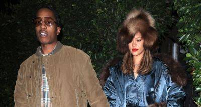 Rihanna Wears Fur Hat on Date Night with A$AP Rocky in Santa Monica - www.justjared.com - Italy - Santa Monica