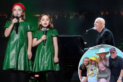 Billy Joel’s youngest daughters make a rare appearance at his MSG show — and perform! - nypost.com - county Garland - county St. Louis