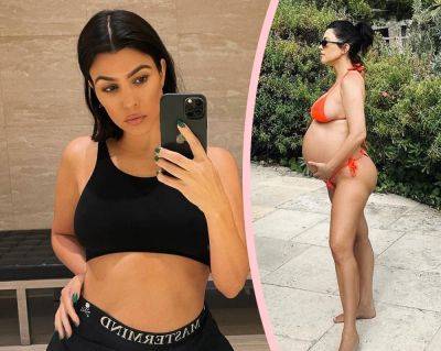 Kourtney Kardashian Returns To Gym For The First Time Since Welcoming Baby Rocky! - perezhilton.com
