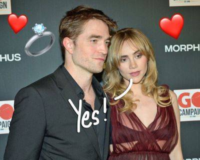Robert Pattinson & Suki Waterhouse Get Engaged Ahead Of Baby’s Arrival -- See The GORG Ring! - perezhilton.com - London - Beyond