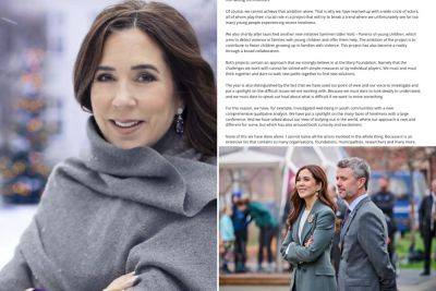 Princess Mary posts cryptic message about ‘the many faces of loneliness’ as rumors swirl about royal infidelity - nypost.com - Australia - Spain - New Zealand - Mexico - Madrid - Denmark