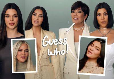 Throwback Kardashian Christmas Card Ignites Major Mystery For Fans! Who Is THAT?!? - perezhilton.com
