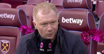 Paul Scholes slams Manchester United forwards after woeful display vs West Ham - www.manchestereveningnews.co.uk - Manchester