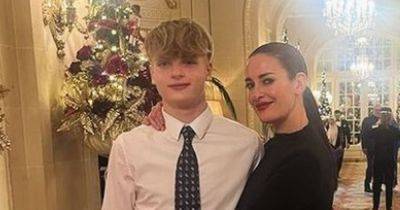 Kirsty Gallacher poses with rarely-seen son, 16, as they enjoy lavish night at The Ritz - www.ok.co.uk