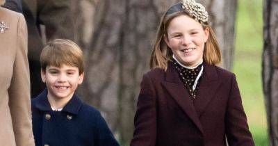 Prince Louis sweetly holds hands with Mia Tindall as royals make their way to church - www.ok.co.uk - county Young - city Sandringham - George - city Charlotte