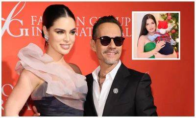 Marc Anthony and wife, Nadia Ferreira, celebrate their baby’s first Christmas - us.hola.com - city Santa Claus - Paraguay
