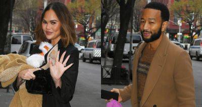 Chrissy Teigen & John Legend Share Cute Photos with Their Four Kids in NYC for Christmas - www.justjared.com - New York - New York