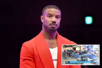 Michael B. Jordan reportedly crashes Ferrari into parked Kia in Hollywood - nypost.com - France - Los Angeles - Hollywood - Jordan - county Brown - county Cleveland