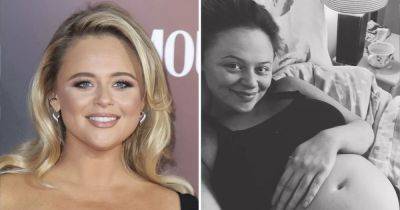 Emily Atack announces pregnancy with first child as she pleads people 'go easy' on her - www.dailyrecord.co.uk