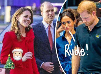 Why Princess Catherine's Upcoming Christmas Event Will 'Enrage' Prince Harry & Meghan Markle! - perezhilton.com - Britain
