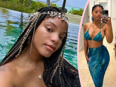 Halle Bailey Is Thankful For Her Real Fans ‘Who Are Respectful Of Women’s Bodies’ Amid Pregnancy Speculation! - perezhilton.com