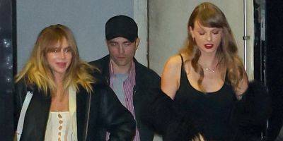Robert Pattinson & Suki Waterhouse Join Taylor Swift at 'Poor Things' Afterparty, Made First Joint Appearance Since Pregnancy Reveal - www.justjared.com - New York - Taylor - county Swift