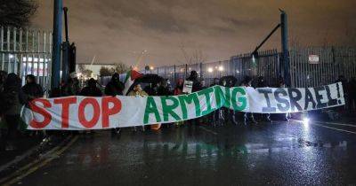 Protestors block BAE Systems shipyard in Glasgow over ties to Israel - www.dailyrecord.co.uk - Britain - Israel - Palestine - Beyond