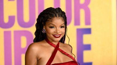 Halle Bailey Is Taking Her Disney Princess Duties Very Seriously in This Massive Poofy Dress - www.glamour.com - Los Angeles