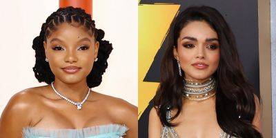 Halle Bailey & Rachel Zegler Open Up About Racist Response to Them Being Cast as Disney Princesses - www.justjared.com