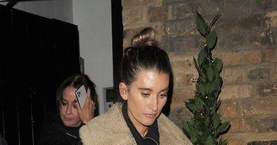 Charley Webb enjoys night out with model as she sneaks drink out of club after marriage split - www.ok.co.uk - London - Smith - county Sheridan