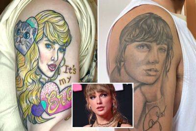Look what she made them do: Swifties get Taylor’s face tattooed on them - nypost.com - county Swift - Costa Rica