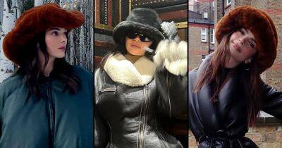 The Cozier the Better! Kylie Jenner and More Stars Can’t Get Enough of Fuzzy Bucket Hats: Photos - www.usmagazine.com