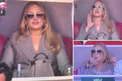 Adele becomes meme after shushing crowd for Rihanna’s Super Bowl halftime show - nypost.com - Las Vegas - Philadelphia, county Eagle - county Eagle - Kansas City