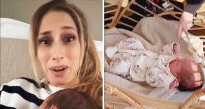 Stacey Solomon shares surprising detail about baby daughter's birth in adorable update - www.msn.com