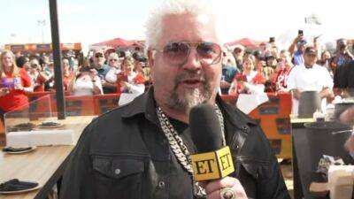 Guy Fieri Gives Inside Look at His Super Bowl LVII Tailgate Party! (Exclusive) - www.etonline.com - Las Vegas - Arizona - city Flavortown