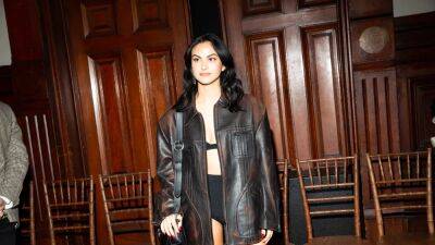 Camila Mendes Wears No Pants at New York Fashion Week - www.glamour.com - New York