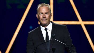 'Yellowstone' Star Kevin Costner Receives His Golden Globe, Offers Heartfelt Acceptance Speech From Bed - www.etonline.com - Los Angeles - California - Beverly Hills - county Ventura