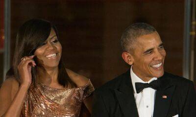 Michelle and Barack Obama look 'like teenagers' in sweet Valentine's Day tributes to one another - hellomagazine.com - Philadelphia, county Eagle - county Eagle