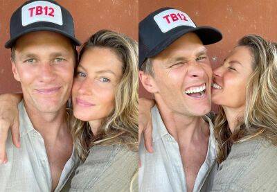 Shade & Doggies! See Tom Brady & Gisele Bündchen's VERY Different Valentine's Day Posts From Last Year! - perezhilton.com