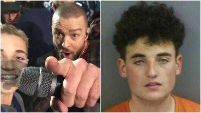 Florida 'selfie kid' who took viral photo with Justin Timberlake at Super Bowl arrested after drunken fight - www.foxnews.com - California - Florida - city Naples, state Florida - county Collier