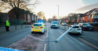 Anger over 'dangerous' south Manchester road where cyclist killed and BMW smashed into lamppost - www.manchestereveningnews.co.uk - Manchester