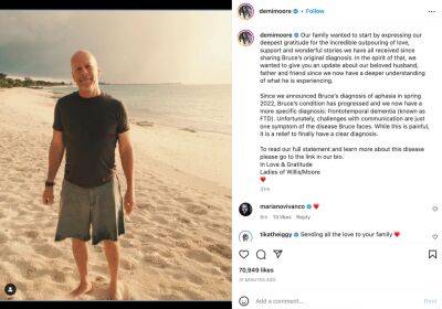 Bruce Willis’ family reveals ‘cruel’ dementia diagnosis - nypost.com