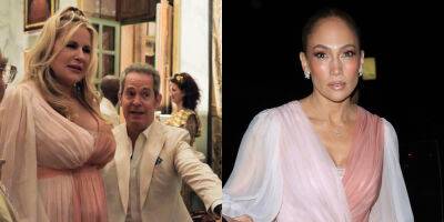 Jennifer Lopez Wears Jennifer Coolidge's 'White Lotus' Dress for Date Night with Ben Affleck - www.justjared.com - Santa Monica