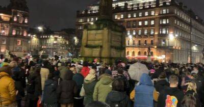 Footage of Brianna Ghey vigil in Glasgow shows hundreds paying respects to tragic trans teen - www.dailyrecord.co.uk - Britain - Beyond