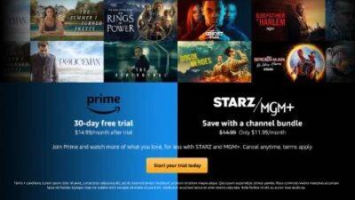 Starz To Launch Bundle With MGM+ On Prime Video in the U.S. - deadline.com