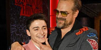David Harbour Reacts to 'Stranger Things' Co-Star Noah Schnapp's Coming Out Video - www.justjared.com