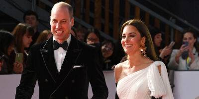 Prince William & Princess Catherine Attend First BAFTAs Since Pre-Pandemic! - www.justjared.com - London