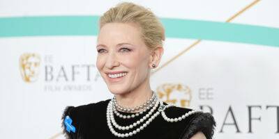Cate Blanchett Among Stars to Sport Blue Ribbon at BAFTAs 2023, Reason Why Revealed - www.justjared.com - Britain - county Hall - Ukraine - Russia