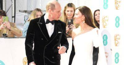 Kate Middleton matches in monochrome to husband William in white gown while Eddie Redmayne goes shirtless at the BAFTAs - www.manchestereveningnews.co.uk - Britain