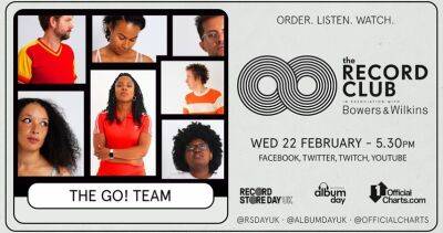 The Go! Team announced as the next guests on The Record Club - www.officialcharts.com - Texas - Japan - Benin