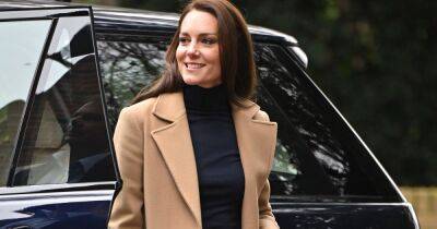 Sustainable Princess Kate Middleton rewears much-loved camel coat on solo outing - www.ok.co.uk
